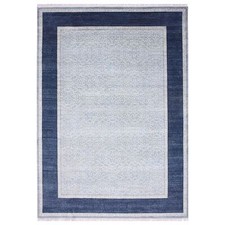 12'2" x 15'3" Blue Abrash Design Pure Wool Hand Knotted Oversized Rug R75169