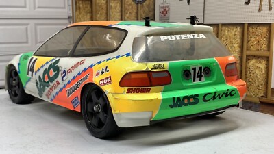 Vintage Tamiya Honda JACCS Civic EG6 FF01 FWD Touring 58133