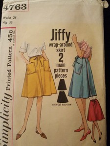 wrap around skirt pattern simplicity