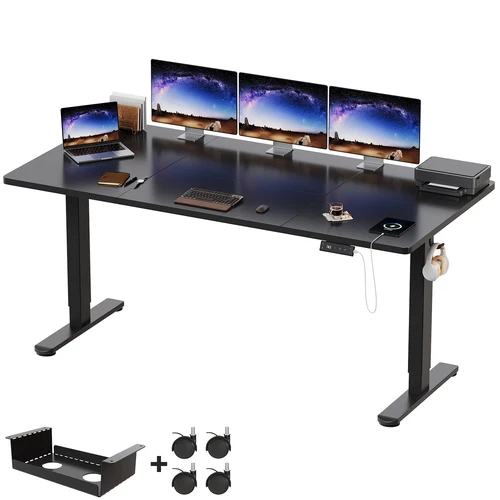 140/160/180cm Höhenverstellbarer schreibtisch Tischoberfläche Elektrischer