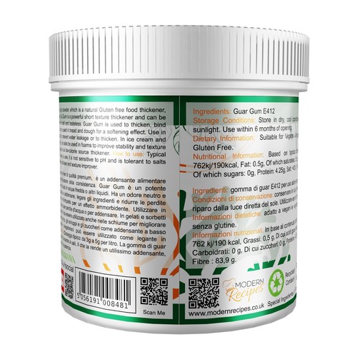Guar Gum Powder - Premium Quality Non-GMO Vegan Friendly Gluten Free - Picture 21 of 21