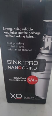 XO Sink Pro Nanogrind XOD34HP Continuous Feed Garbage Disposal