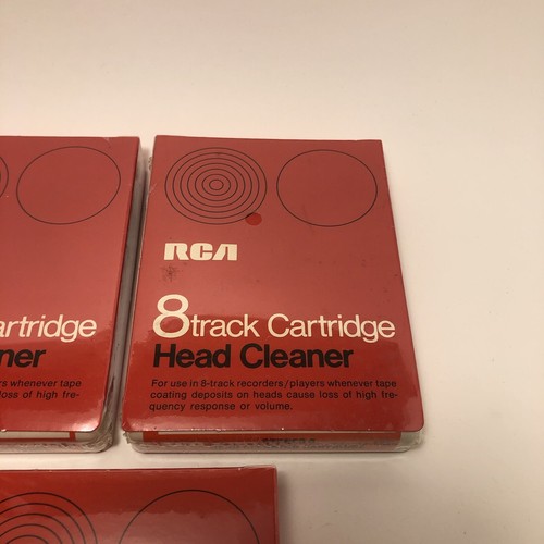 Vintage RCA 8THC100 Cartridge Head Cleaners Pack of 5 New Sealed - Bild 4 von 9