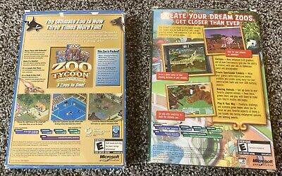 Zoo Tycoon: Complete Collection (PC, 2003) With Box