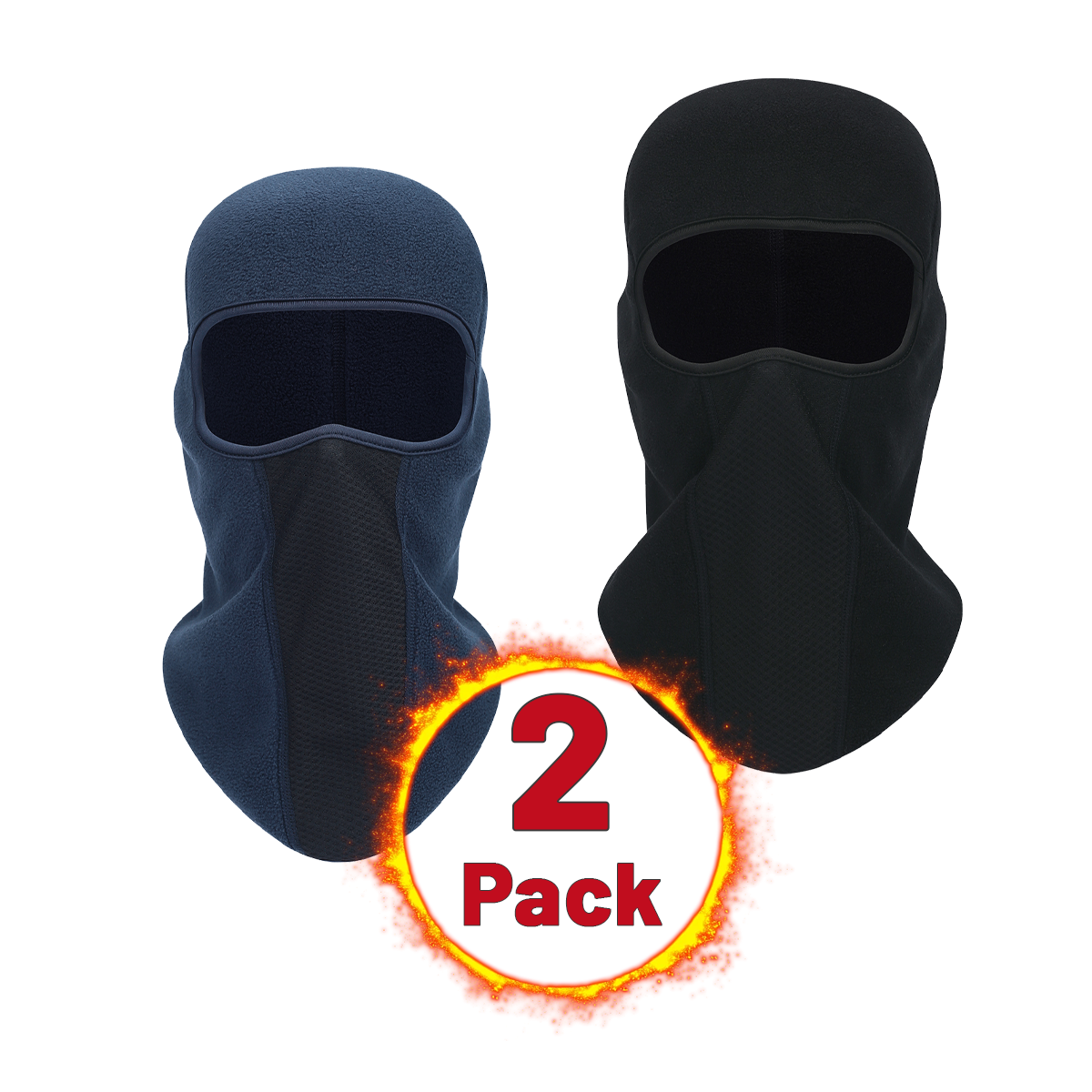 Balaclava Fleece Winter Warm Ski Full Face Hood Cap  display picture 2