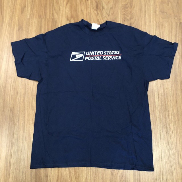 USPS Postal Post Office Short Sleeve Tee Tshirt, Blue Size XL eBay