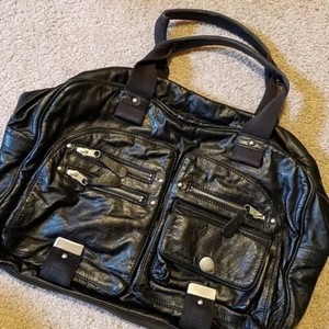 grey leather handbolsas uk