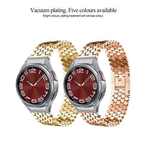 Lückenloses Stahlband Metallband für Samsung Galaxy Watch6 Classic 47/43 mm 6/5/4 - Bild 9 von 14