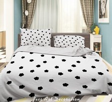 3D Simple Floral Pattern Kids Quilt Cover Set Duvet Cover Bedding Pillowcases