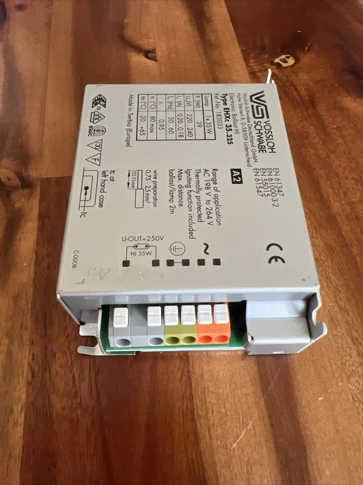 VS vossloh Schwabe Typ EHXc Halogenmetalldampftraffo Halogenmetalldampfsteuerung - Bild 3 von 4