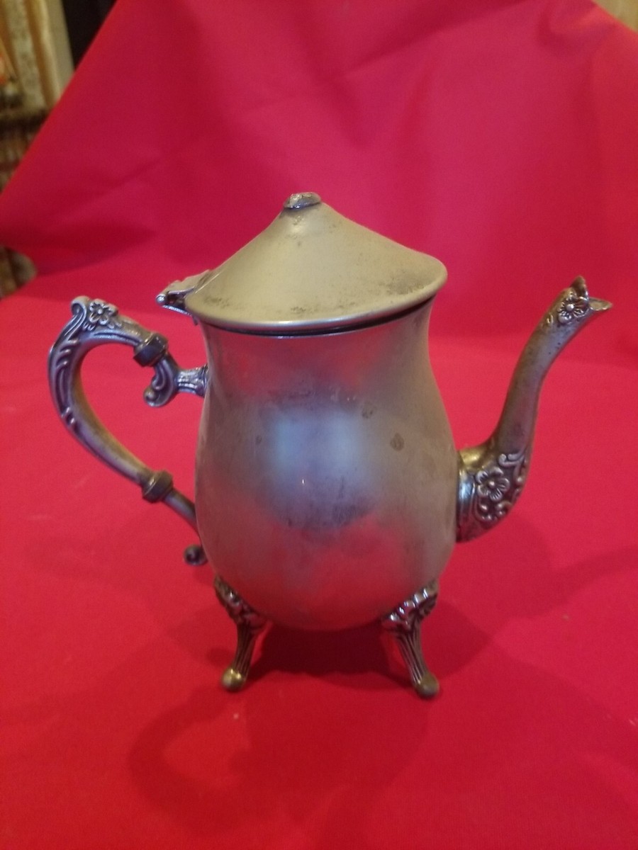 VINTAGE SILVERPLATED TEAPOT NO MARKING USA | eBay