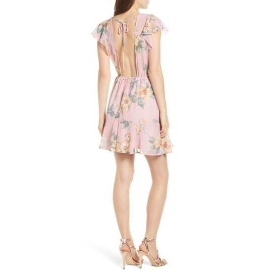 FILA Mini abito floreale manica svasata ROW A taglia media