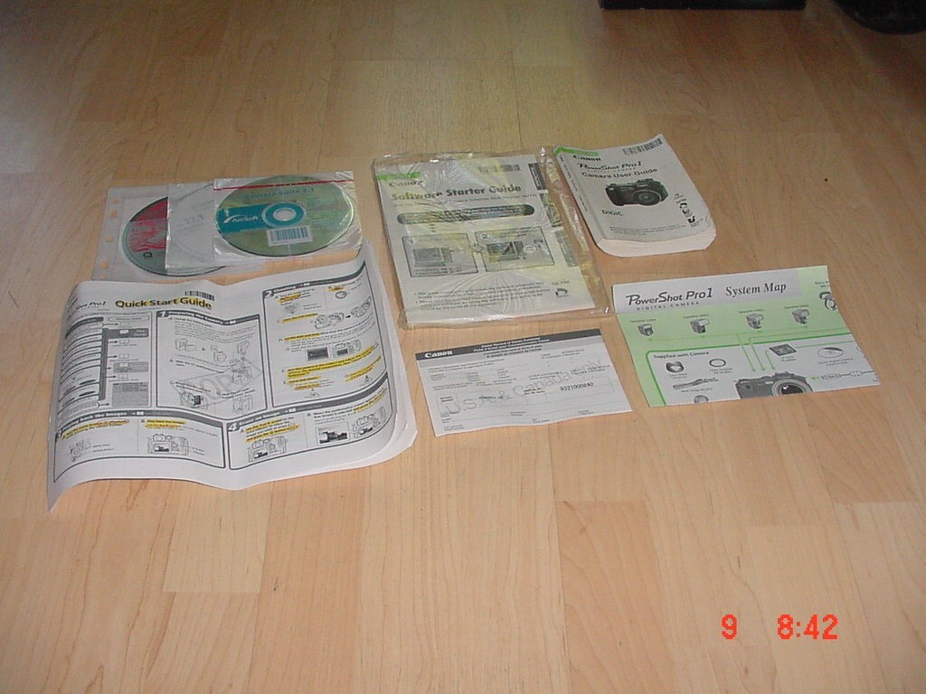 Canon Powershot Pro1 8mp Digital camera, Extra, in box, USED, JAPAN eBay