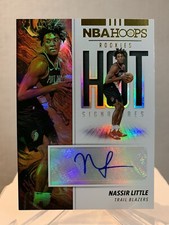 2019-20 Panini Hoops Basketball Nassir Little Hot Rookies Signatures