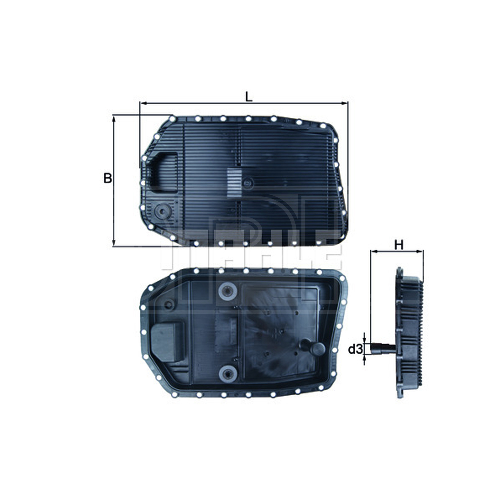 MAHLE HX154 Automatic Transmission Oil Pan BMW - OE Matching Fit & Quality