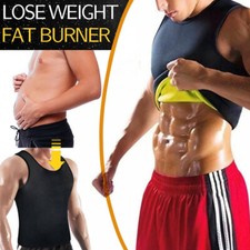 Men's Slimming Sweat Sauna Vest Body Shaperwear Corset Neoprene Waist Trainer