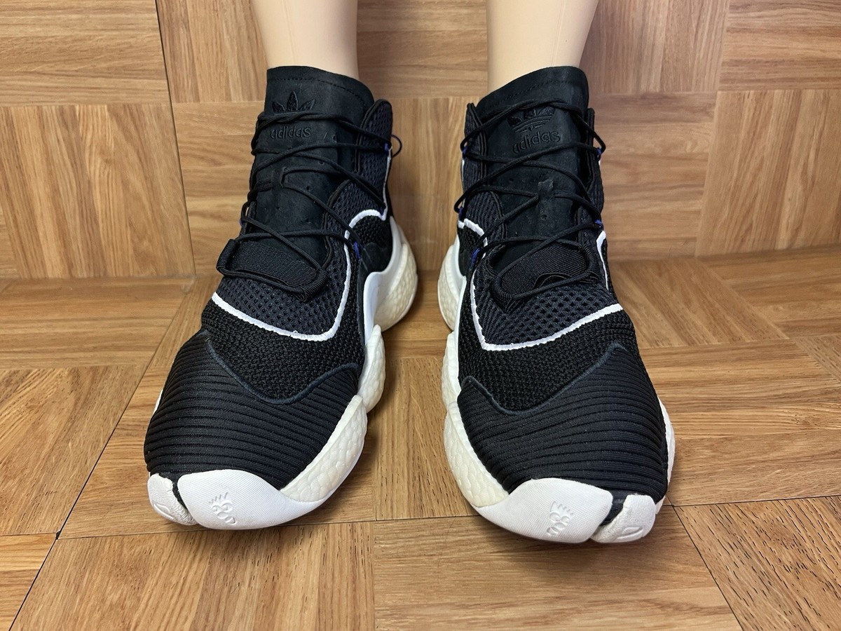 RARE🔥 Sz 13 - adidas Crazy BYW LVL 1 Black White Basketball Shoes