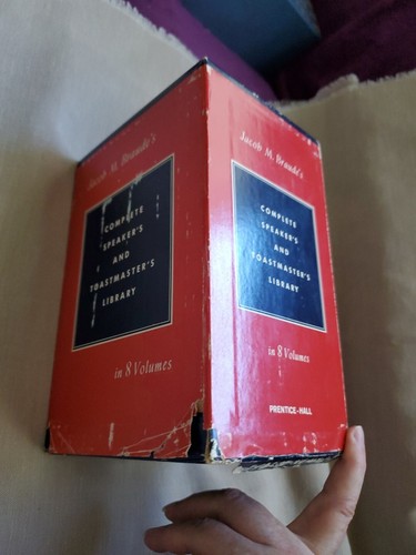 Jacob M. Braude 1965 8 Vol Box Set-Speaker's Toastmaster's Library (Box wear) - Imagen 6 de 15