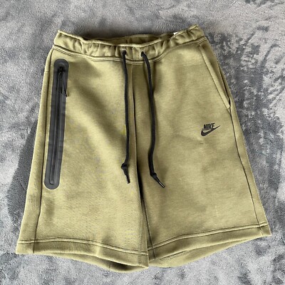 nike tech fleece shorts olive
