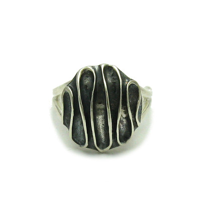 Handmade Sterling Silver Ring Stamped Genuine Solid 925 Adjustable Size Empress