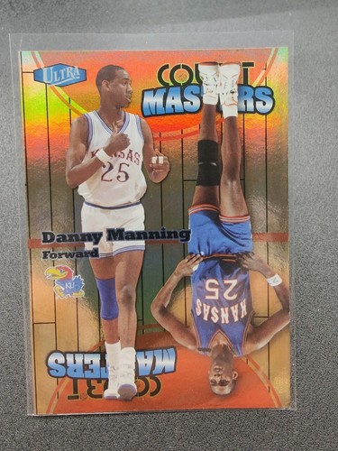 2011-12 Fleer Retro Court Masters #17 Danny Manning Jayhawks SSP