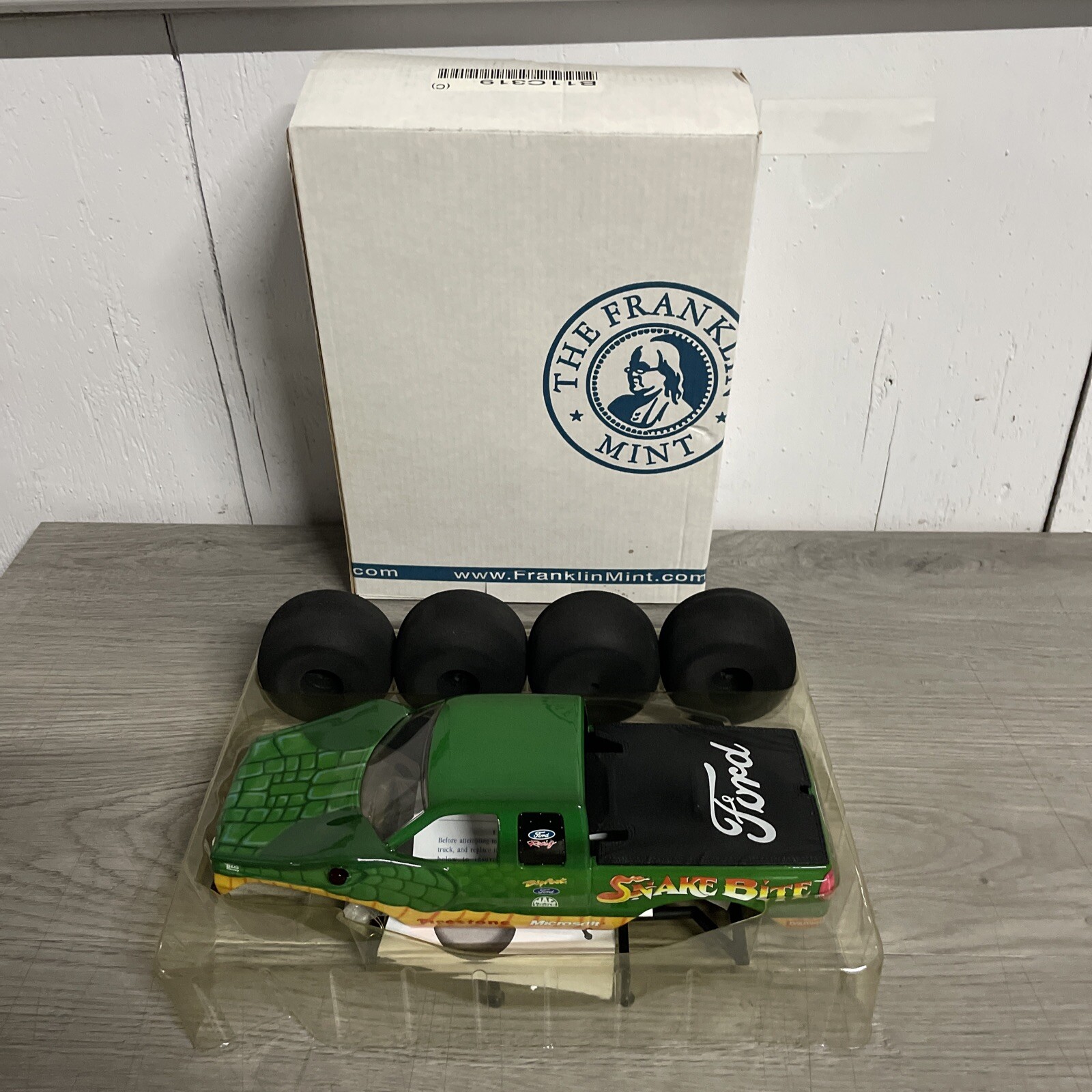 Franklin Mint Big Foot 4x4 Snake Bite Monster Truck Body Shell Kit 1/24