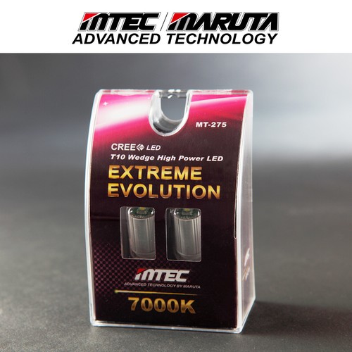 MTEC Extreme Bright T10 168 194 2825 12961 W5W LED Bulbs 7000K Cree LED - Picture 2 of 2