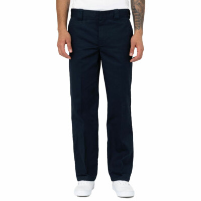 Dickies 873 Slim Straight Work Pant REC Herren-Hose Stoffhose Chino Dunkelblau