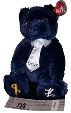 Ty Beanie Buddy - HOPE the Bear NY New York Yankees 13" SGA w/ Ticket Stub MWMTs