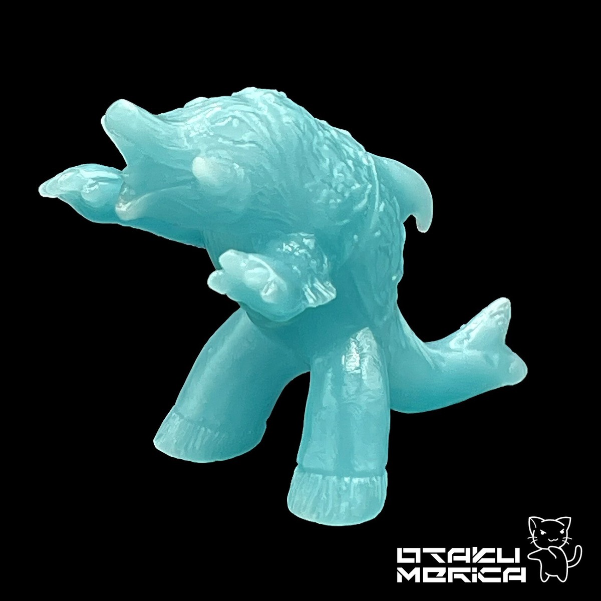 Marusan 2023 Margacha Marumon Seabull (Blue GLOW) Kaiju Sofubi