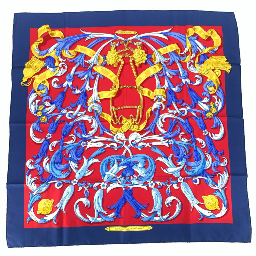 HERMES エルメス カレ90 LE MORS A LA CONETABLE Le Mors a la Conetable Hermes Scarf - It's All Goode
