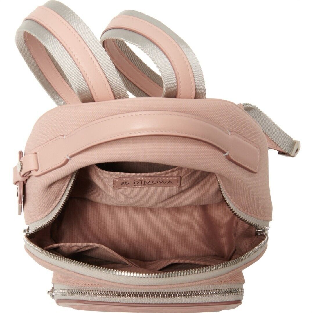 RIMOWA Never Still Small Backpack Desert Rose Leather Made RIMOWA Never Still Small Backpack Desert Rose Leather Made