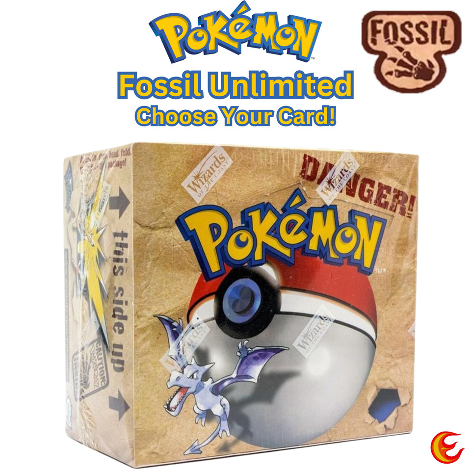 Pokémon Fossil Unlimited - Choose Your Card 1999 - LP/NM Wizards of The Coast