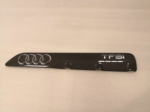 OEM AUDI RS3 RSQ3 TTRS 2.5L TFSI CARBON MAKER'S PLATE NEW!!! 07K133621C - 第 1/11 張圖片