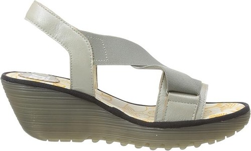 SANDALIAS DE CUÑA FLY LONDON YAIT366FLY PLATAFORMA PLATEADAS UK6.5 - 7 EU40 NUEVAS EN CAJA PRECIO DE VENTA SUGERIDO POR EL FABRICANTE 115 £ - Imagen 10 de 21