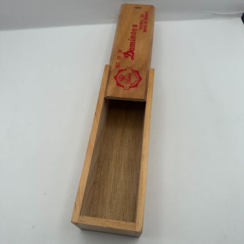 Domino Crisloid in scatola di legno -Set di 28 doppi sei made in Taiwan - Foto 4 di 7