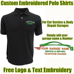 personalised work polo shirts