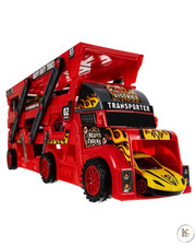 Zabawkowa ciężarówka z 6 samochodami – Kruzzel
