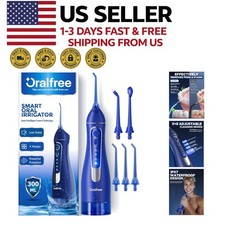 Cordless Water Dental Flosser 300ml Oral Irrigator 4 Modes Rechargeable
