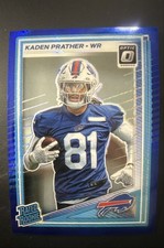 2025 Panini Donruss Optic - Rated Rookie Kaden Prather #291 Blue Hyper Prizm...