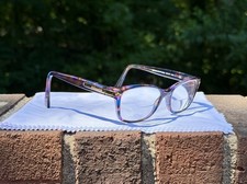 Coach HC6065 5288 Confetti Purple Women's Glasses Frame 49-17-135 Rx-Able