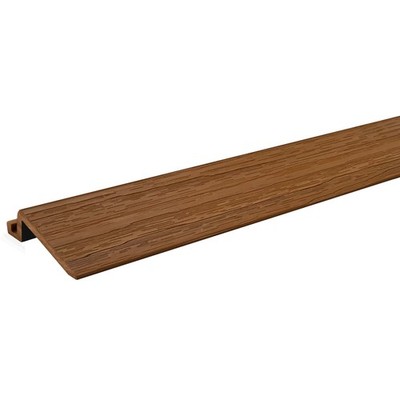 Aura 1 in. H X 24 in. L Prefinished Honey Teak Polystyrene Floor Transition