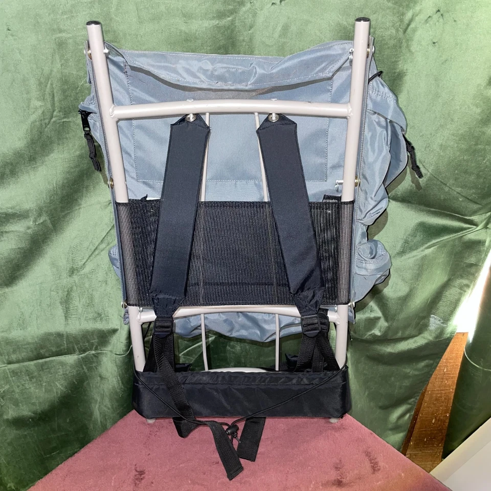 Mochila de Senderismo Stansport Enmarcada 50 L Vintage Gris Aluminio Foto 2 de 4