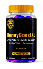 Honey Boost XL Mens Health Support Dietary Supplement 60 Gummies honeyboostxl