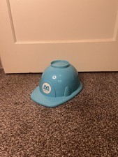 Vtg Monsters Inc. Disney Pixar Hard Hat Helmet Kellogg’s BIG popcorn bowl w Lid