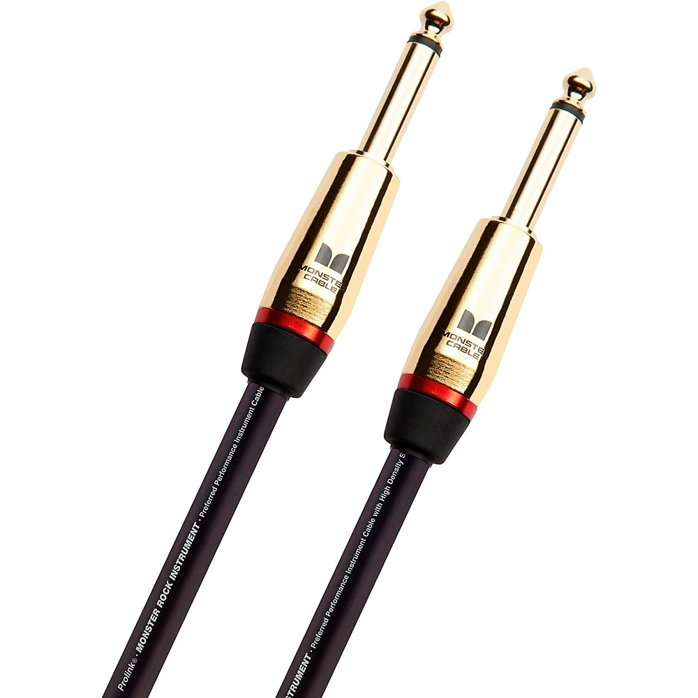 Monster Cable Prolink Rock Pro Audio Instrument Cable 3 ft Black 8790₽