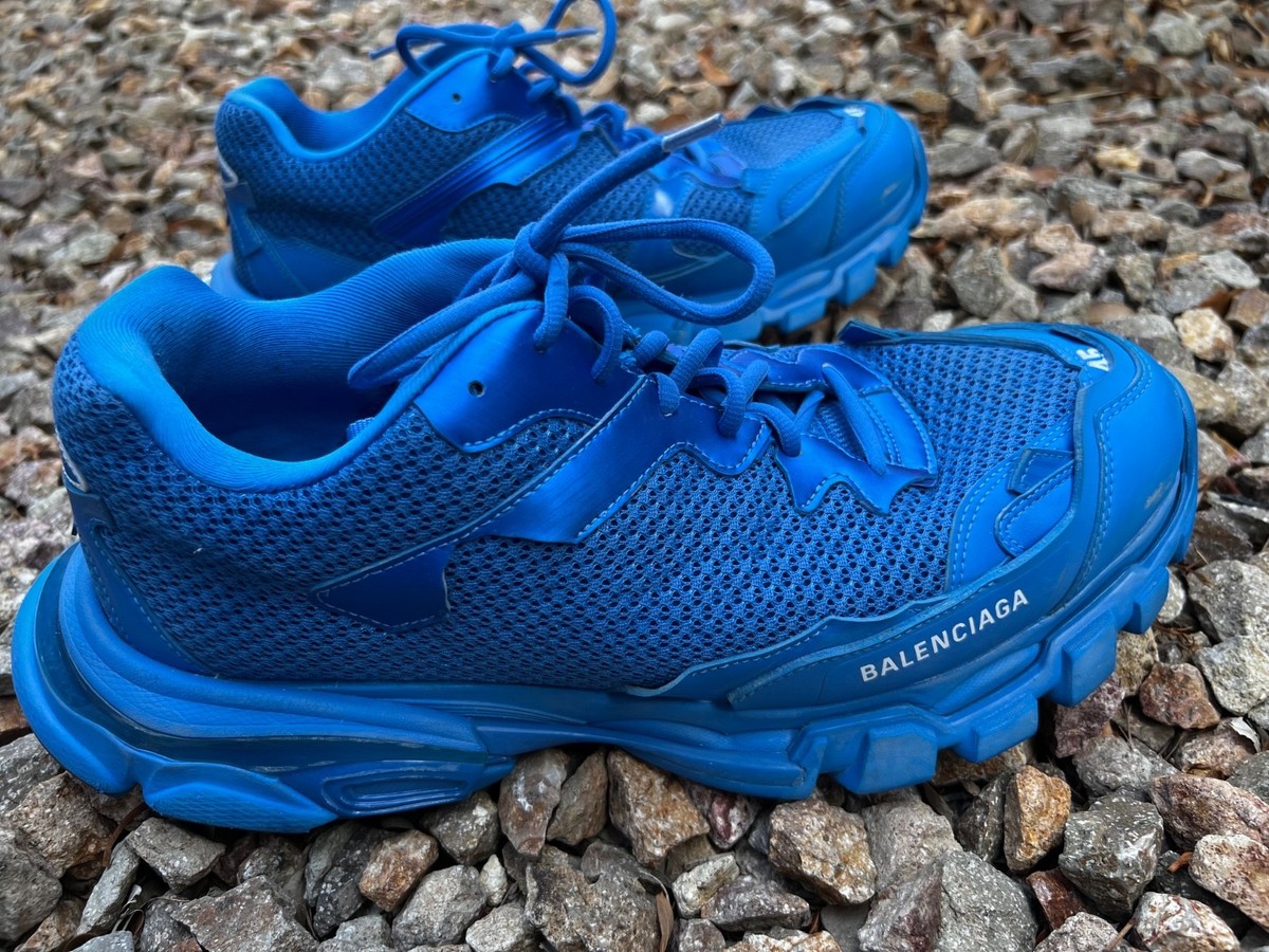 シューズ(男性用) BALENCIAGA Basketball Sneaker 42 blue Balenciaga Track Sneaker Blue | eBay