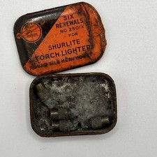 Vintage SHURLITE TORCH LIGHTER Tin No 25OIX