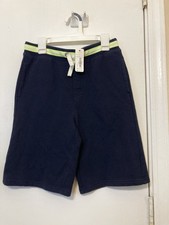 ⭐️NWT Gymboree Shorts Boys L 10-12 Navy Blue Drawstring French Terry