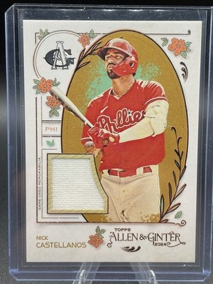 2024 Topps Allen & Ginter #AGR-NCA Nick Castellanos Full-Size Relics B